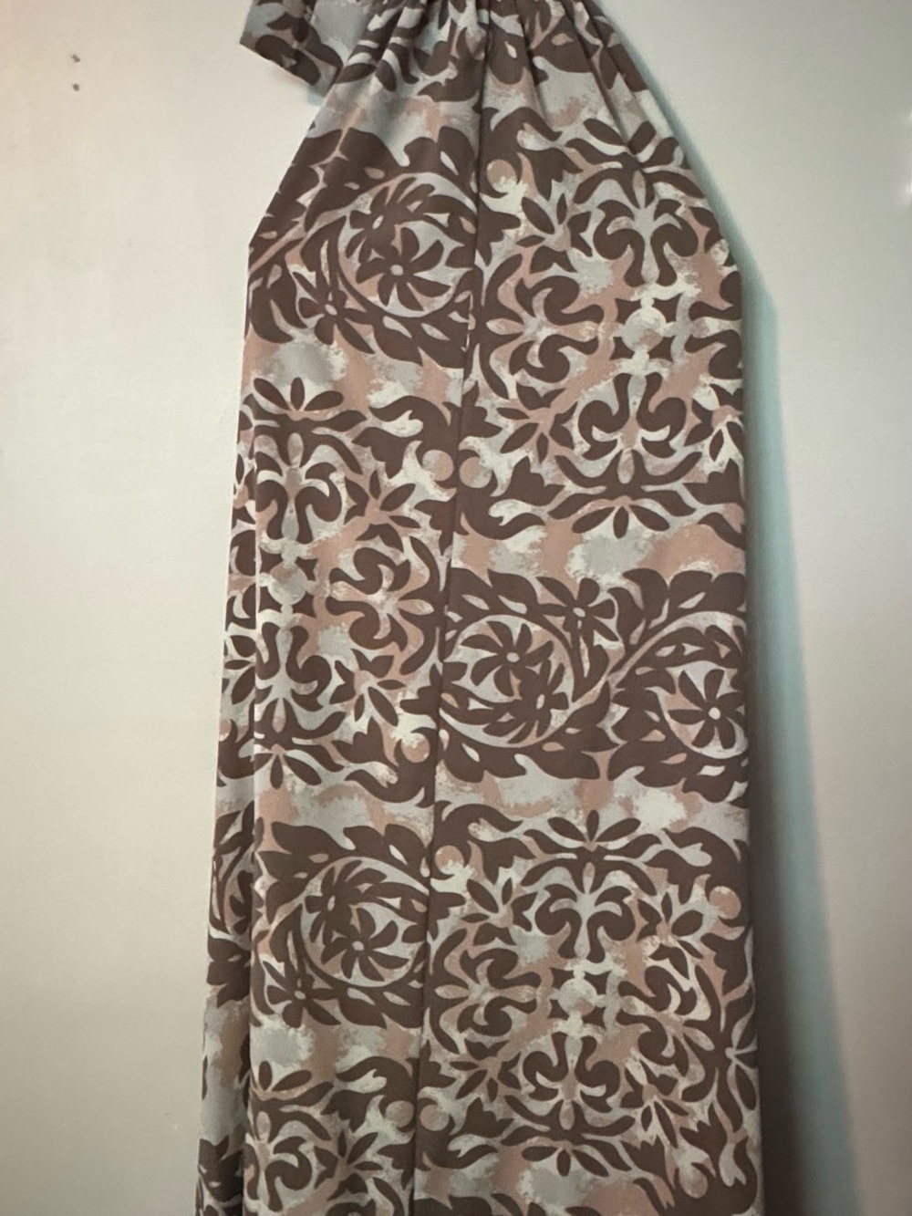 Manuheali’i Aloha wear - Brown and Cream Tiare Quilt Print Jumpsuit
